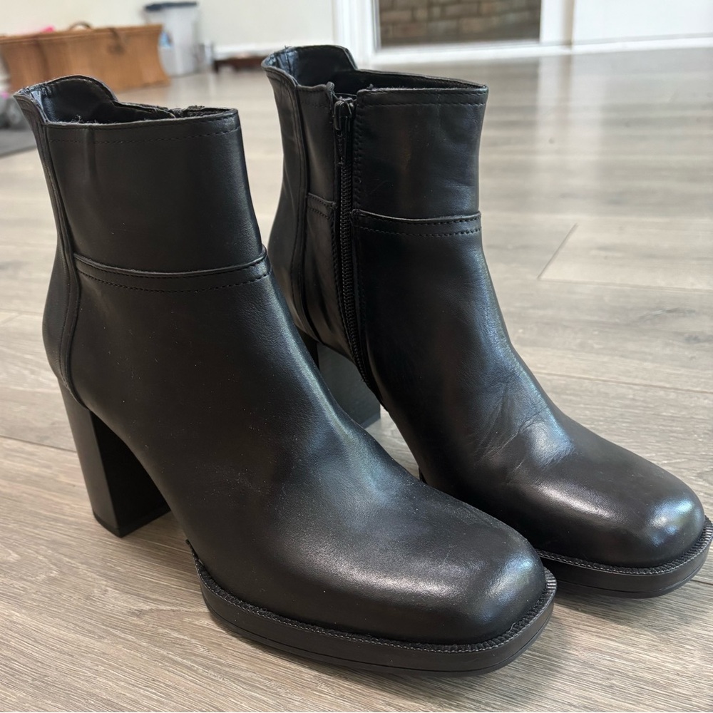 Coach and Four Black Booties